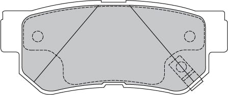 FERODO BRAKE PAD SET (4)