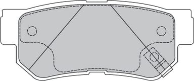 FERODO BRAKE PAD SET (4)