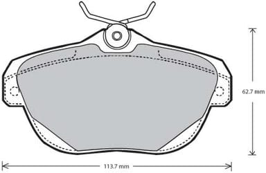 PREMIUM BRAKE PAD SET (4)