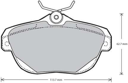 PREMIUM BRAKE PAD SET (4)