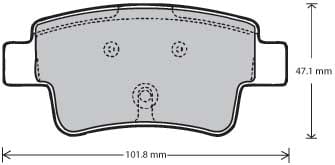 PREMIUM BRAKE PAD SET (4)