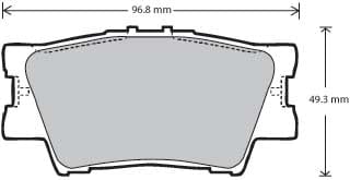 PREMIUM BRAKE PAD SET (4)