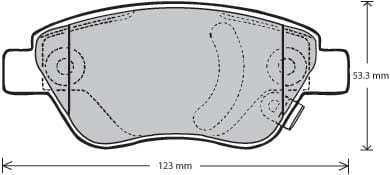 PREMIUM BRAKE PAD SET (4)