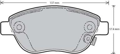 PREMIUM BRAKE PAD SET (4)
