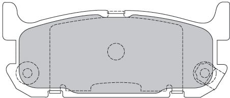 FERODO BRAKE PAD SET (4)