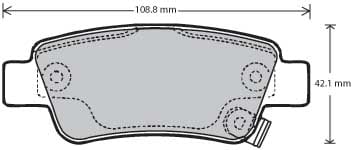PREMIUM BRAKE PAD SET (4)