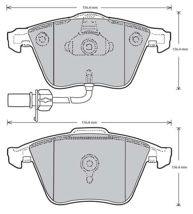 FERODO BRAKE PAD SET (4)