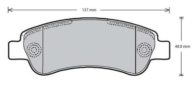 PREMIUM BRAKE PAD SET (4)