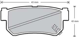 PREMIUM BRAKE PAD SET (4)