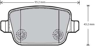 PREMIUM BRAKE PAD SET (4)