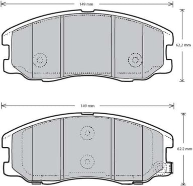 PREMIUM BRAKE PAD SET (4)
