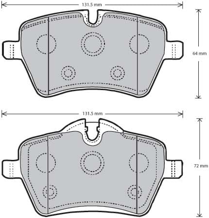 FERODO BRAKE PAD SET (4)