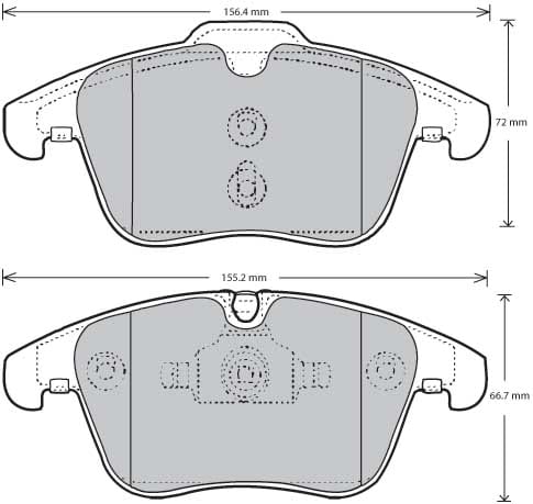 PREMIUM BRAKE PAD SET (4)