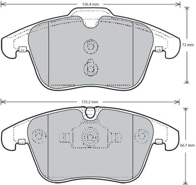 PREMIUM BRAKE PAD SET (4)