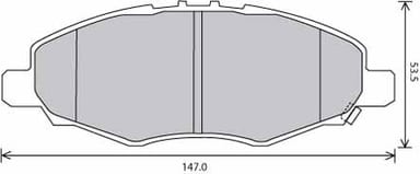 PREMIUM BRAKE PAD SET (4)