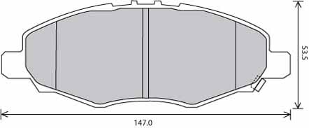 PREMIUM BRAKE PAD SET (4)
