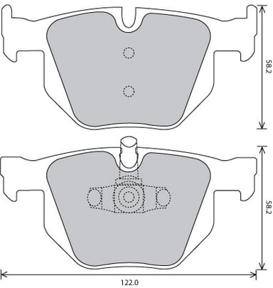 FERODO BRAKE PAD SET (4)