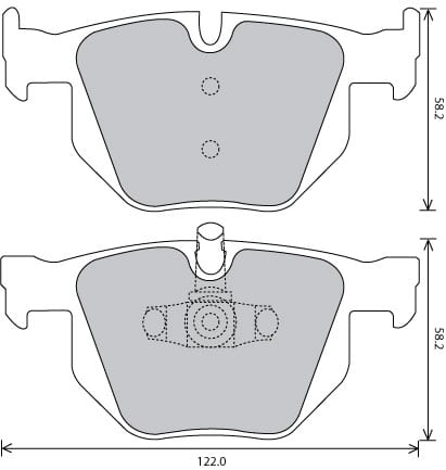 FERODO BRAKE PAD SET (4)