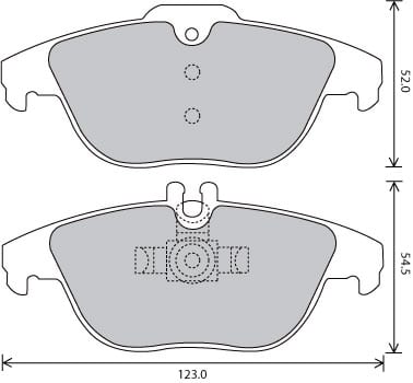 PREMIUM BRAKE PAD SET (4)