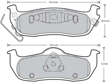 PREMIUM BRAKE PAD SET (4)
