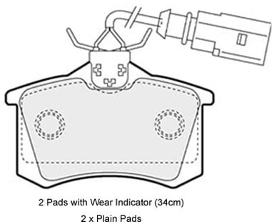 PREMIUM BRAKE PAD SET (4)