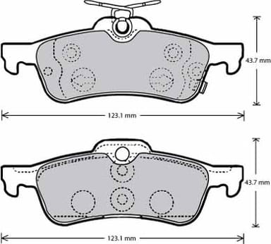 FERODO BRAKE PAD SET (4)