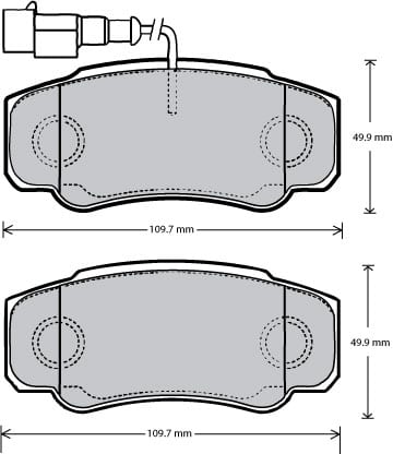 PREMIUM BRAKE PAD SET (4)