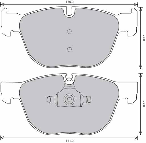 PREMIUM BRAKE PAD SET (4)