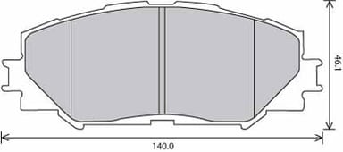 PREMIUM BRAKE PAD SET (4)