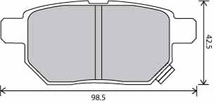PREMIUM BRAKE PAD SET (4)