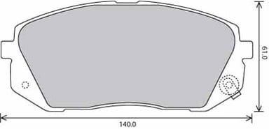 PREMIUM BRAKE PAD SET (4)