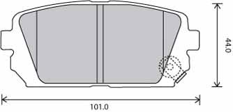 PREMIUM BRAKE PAD SET (4)