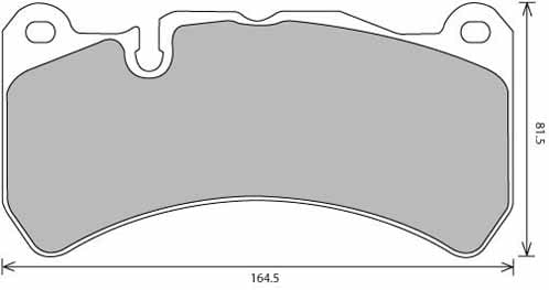 FERODO BRAKE PAD SET (4)