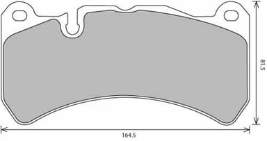 FERODO BRAKE PAD SET (4)