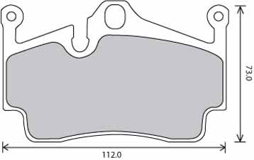 FERODO BRAKE PAD SET (4)