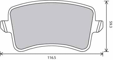 PREMIUM BRAKE PAD SET (4)
