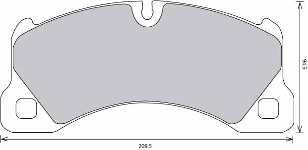 OE GERMAN PADS (SET OF 4)