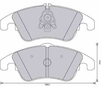 PREMIUM BRAKE PAD SET (4)