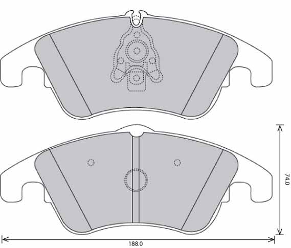 PREMIUM BRAKE PAD SET (4)