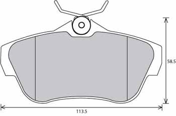 PREMIUM BRAKE PAD SET (4)