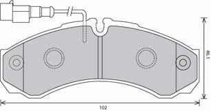 PREMIUM BRAKE PAD SET (4)