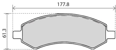 PREMIUM BRAKE PAD SET (4)