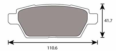 PREMIUM BRAKE PAD SET (4)