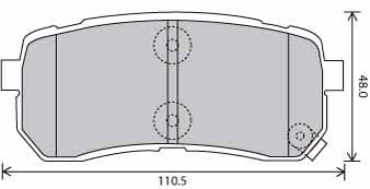 PREMIUM BRAKE PAD SET (4)