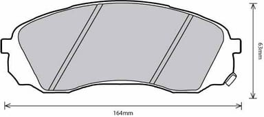 PREMIUM BRAKE PAD SET (4)