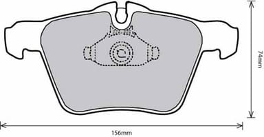 FERODO BRAKE PAD SET (4)