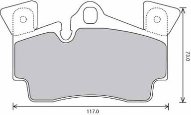 PREMIUM BRAKE PAD SET (4)