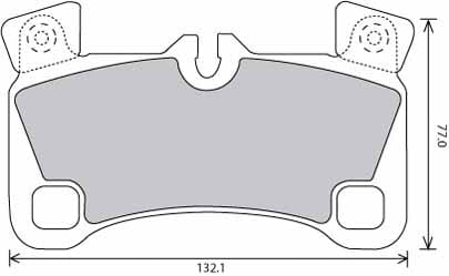 PREMIUM BRAKE PAD SET (4)