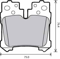 FERODO BRAKE PAD SET (4)