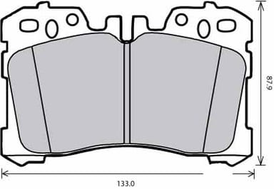 FERODO BRAKE PAD SET (4)